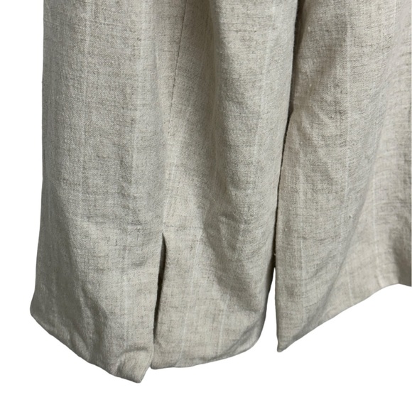 431 - VINTAGE CLEO CREAM BLAZER - 54% LINEN - Picture 7 of 14